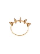Azlee Circuit Ring, Women's, Size: 6, Metallic