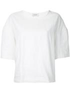 Lemaire - Crew-neck T-shirt - Women - Linen/flax/acrylic - 36, White, Linen/flax/acrylic