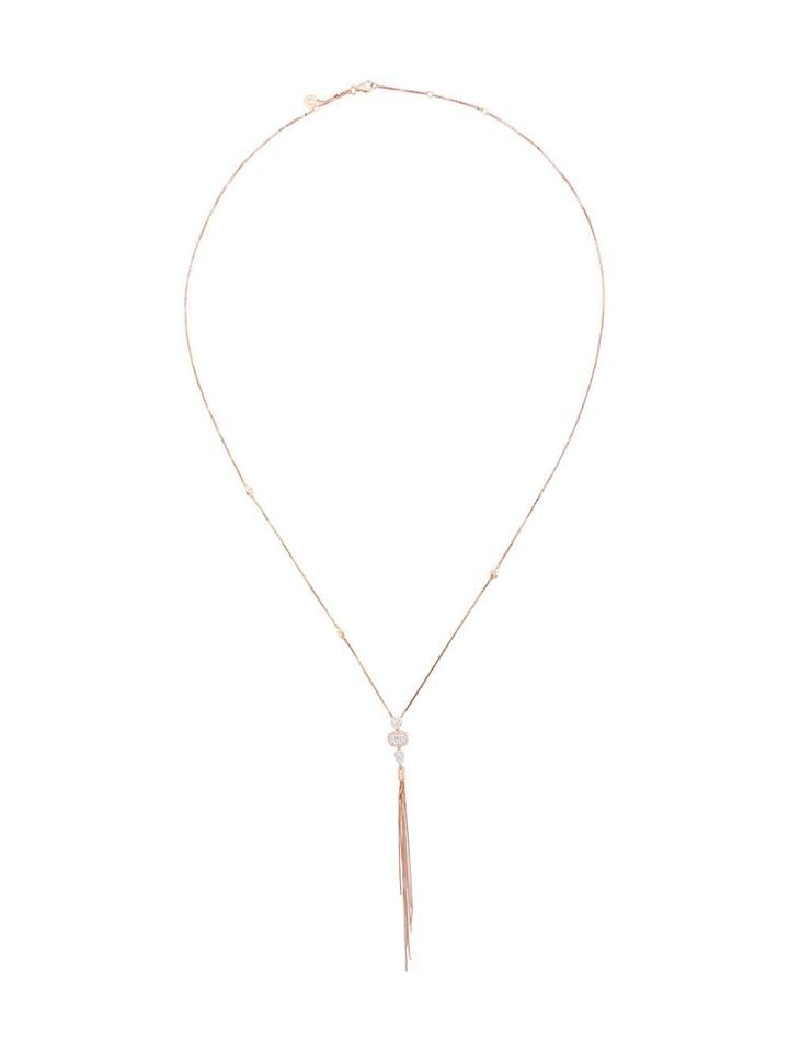 Sara Weinstock Cluster Drop Pendant Necklace - Metallic