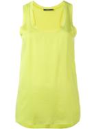 Polo Ralph Lauren Tank Top, Women's, Size: Large, Yellow/orange, Cotton/lyocell/viscose