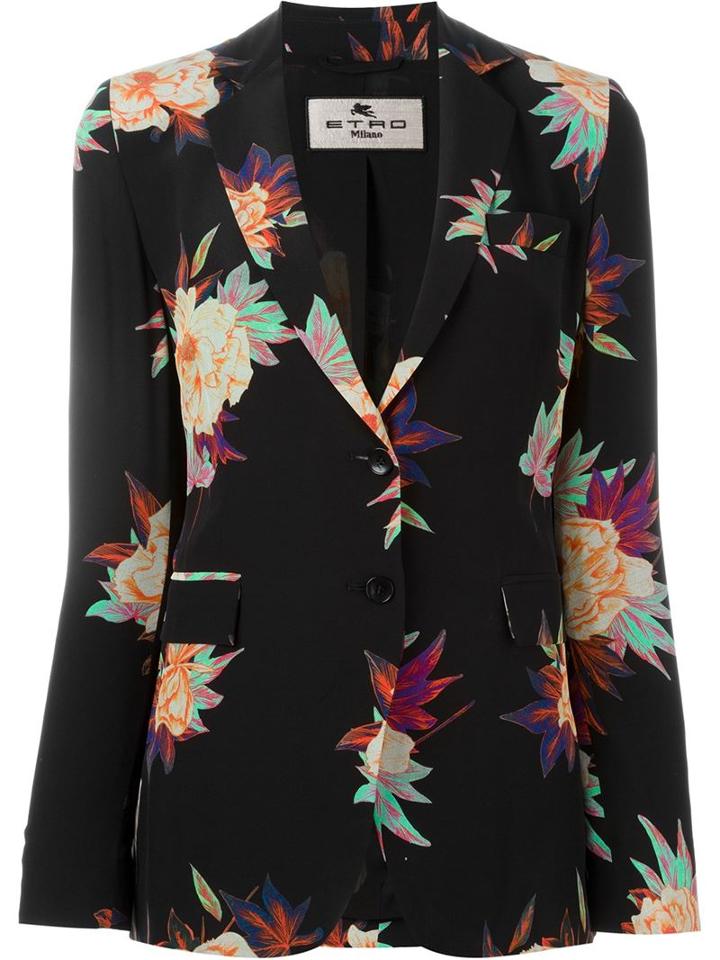 Etro Flower Print Blazer