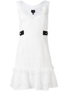 Cavalli Class Embroidered Dress - White