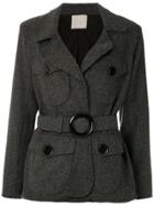 Framed London Coat - Grey