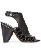 Derek Lam Nora Lace Up Sandal - Black