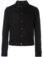 Maison Margiela Classic Denim Jacket, Men's, Size: 52, Black, Cotton/spandex/elastane