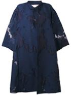 Mantu - Embroidered Coat - Women - Silk/cotton/acrylic/other Fibres - 46, Blue, Silk/cotton/acrylic/other Fibres