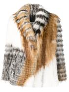 Liska Fox Fur Jacket - Multicolour