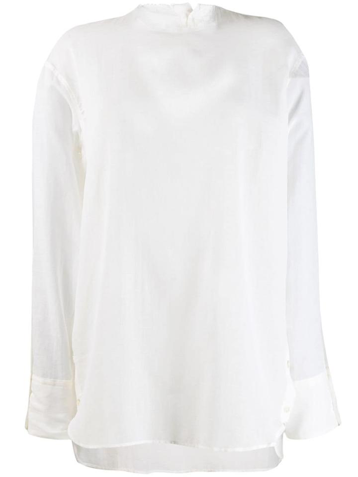 Ann Demeulemeester Relaxed Sheer Shirt - White