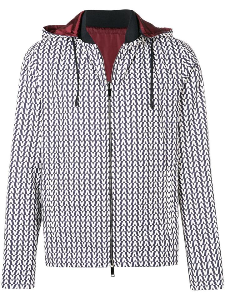 Valentino Optical Print Jacket - Blue