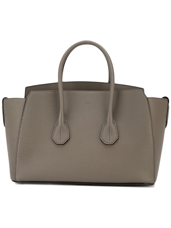 Bally Sommet Tote Bag, Women's, Nude/neutrals, Calf Leather