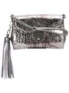 Marc Jacobs - Python Effect Shoulder Bag - Women - Leather - One Size, Women's, Grey, Leather
