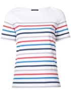 A.p.c. - Striped T-shirt - Women - Cotton - Xs, White, Cotton