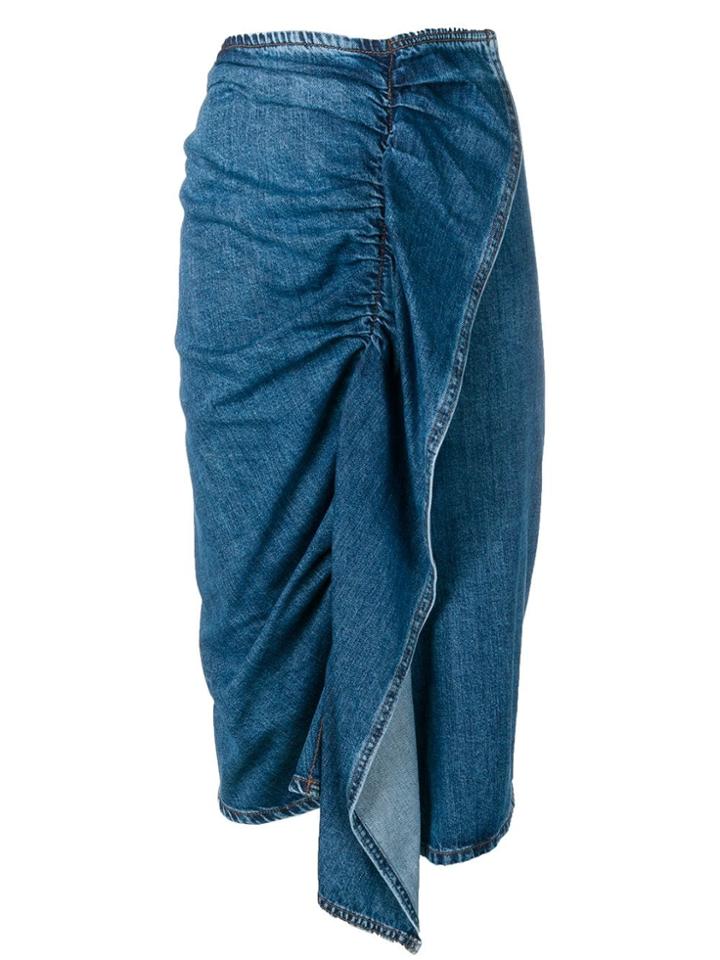 Sport Max Code Ariccia Denim Skirt - Blue