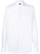 Corneliani Tuxedo Collar Shirt - White