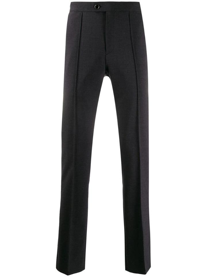 John Varvatos Tailored Straight Leg Trousers - Grey