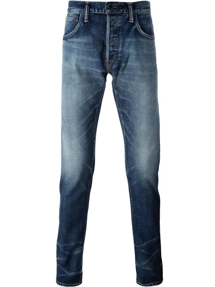 Mastercraft Union Slim Tapered Jeans, Men's, Size: 33, Blue, Cotton/polyurethane