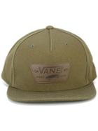 Vans Logo Patch Cap, Men's, Green, Cotton
