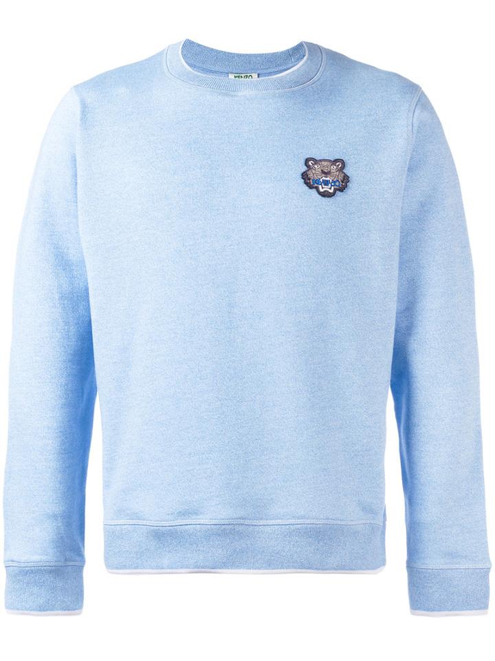 Kenzo - Mini Tiger Sweatshirt - Men - Cotton - S, Blue, Cotton