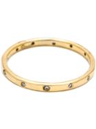 Melissa Joy Manning Diamond Band Ring, Women's, Size: 6, Metallic, 18kt Gold/diamond