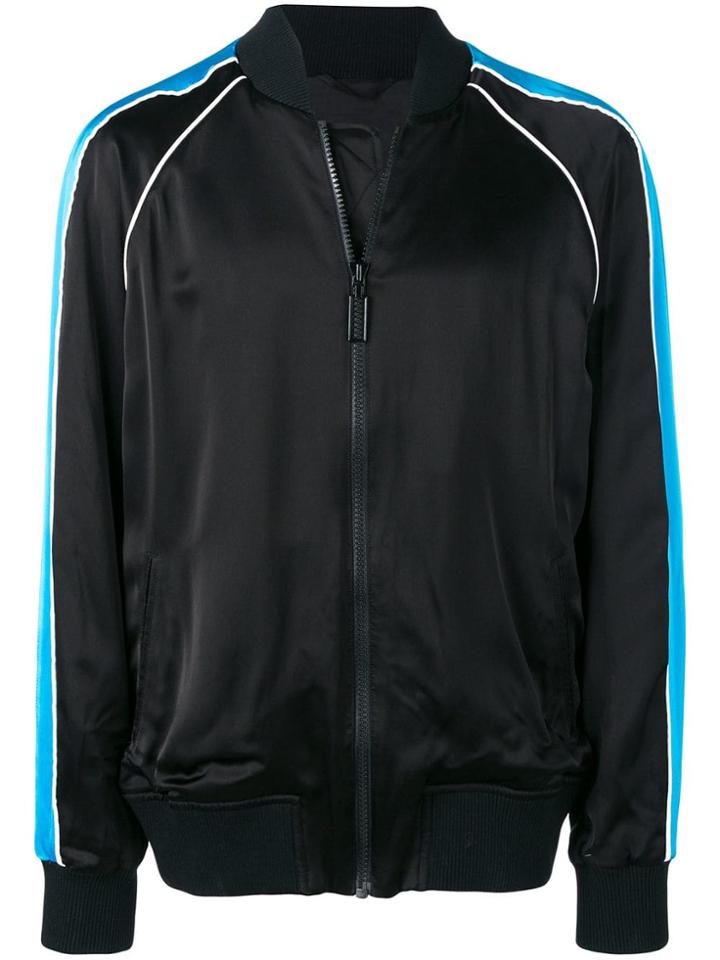 Versus Embroidered Graphic Sports Jack - Black