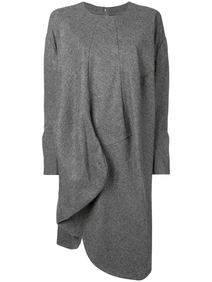 Comme Des Garçons Comme Des Garçons Asymmetric Sweater Dress - Grey
