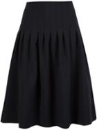 Adam Lippes Pleated Knee Length Skirt