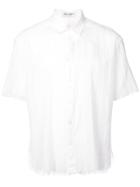 Saint Laurent Raw Edge Shirt - White