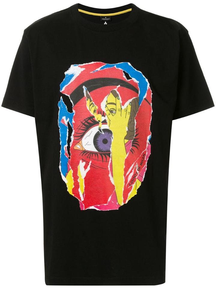 Marcelo Burlon County Of Milan Printed Eye T-shirt - Black