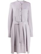 Talbot Runhof Belted Short Dress - Purple