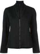 Peter Cohen Zip Up Fitted Jacket