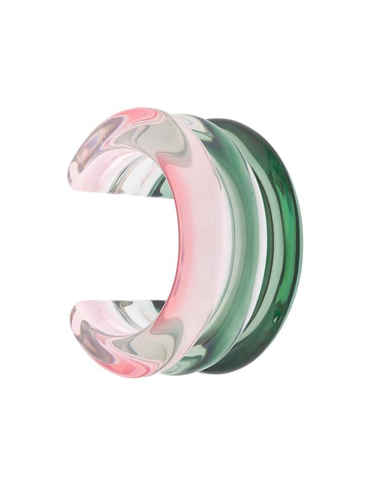 Lizzie Fortunato Jewels Gradient Ribbed Cuff - Green