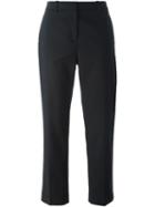 3.1 Phillip Lim Cropped Tailored Trousers, Women's, Size: 2, Black, Cotton/polyamide/spandex/elastane/viscose