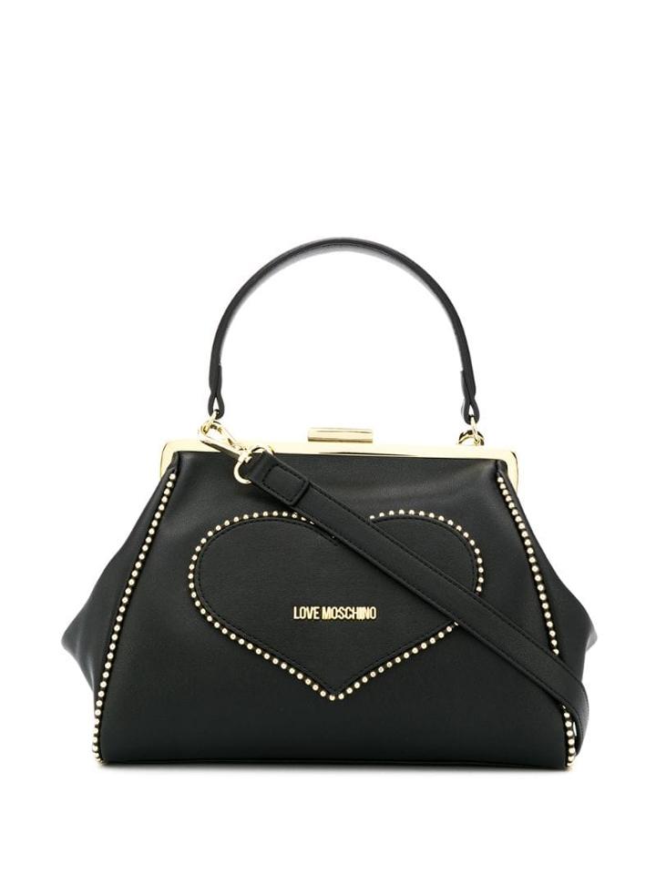 Love Moschino Logo Top-handle Tote - Black