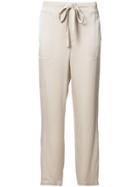 Vince Straight Drawstring Track Pants - Nude & Neutrals