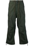 Levi's: Made & Crafted Drawstring Waist Loose-fit Trousers - Green