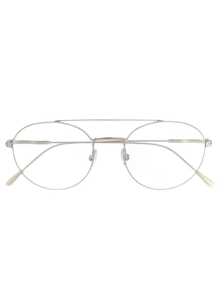 Tom Ford Eyewear Round Frame Glasses - Silver