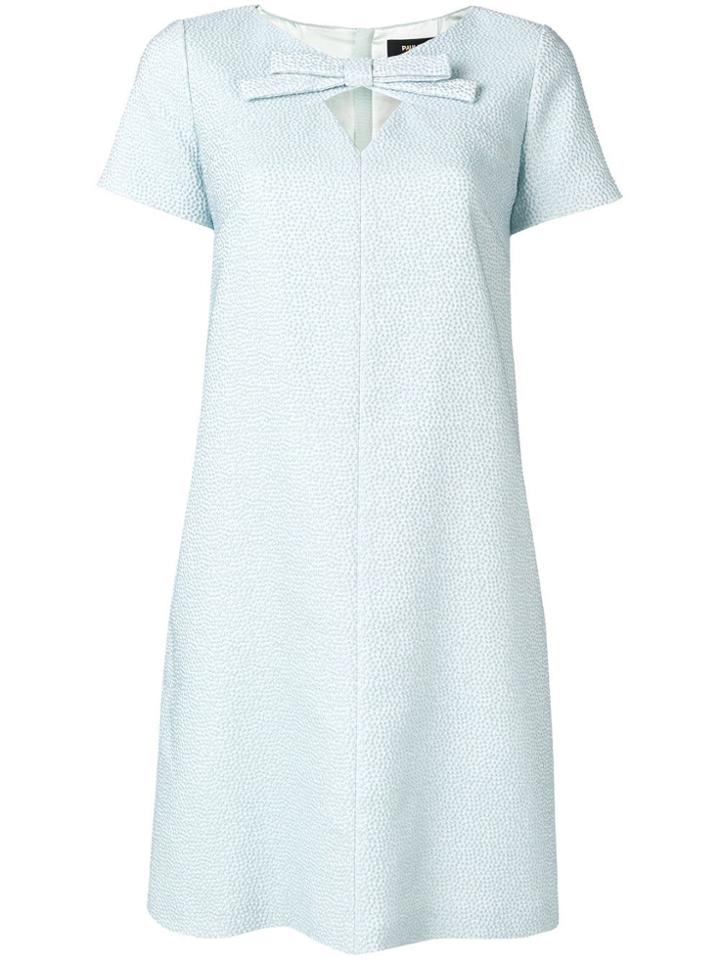 Paule Ka Bow Detail Dress - Blue