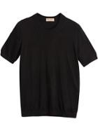 Burberry Silk Cashmere T-shirt - Black