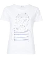 Jimi Roos Embroidered Sailor T-shirt - White