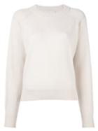 Vanessa Bruno Crew Neck Jumper, Women's, Size: Small, Nude/neutrals, Cashmere/wool