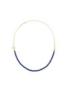 Aliita 9kt Yellow Gold Princesa Lapis Lazuli Necklace - Blue