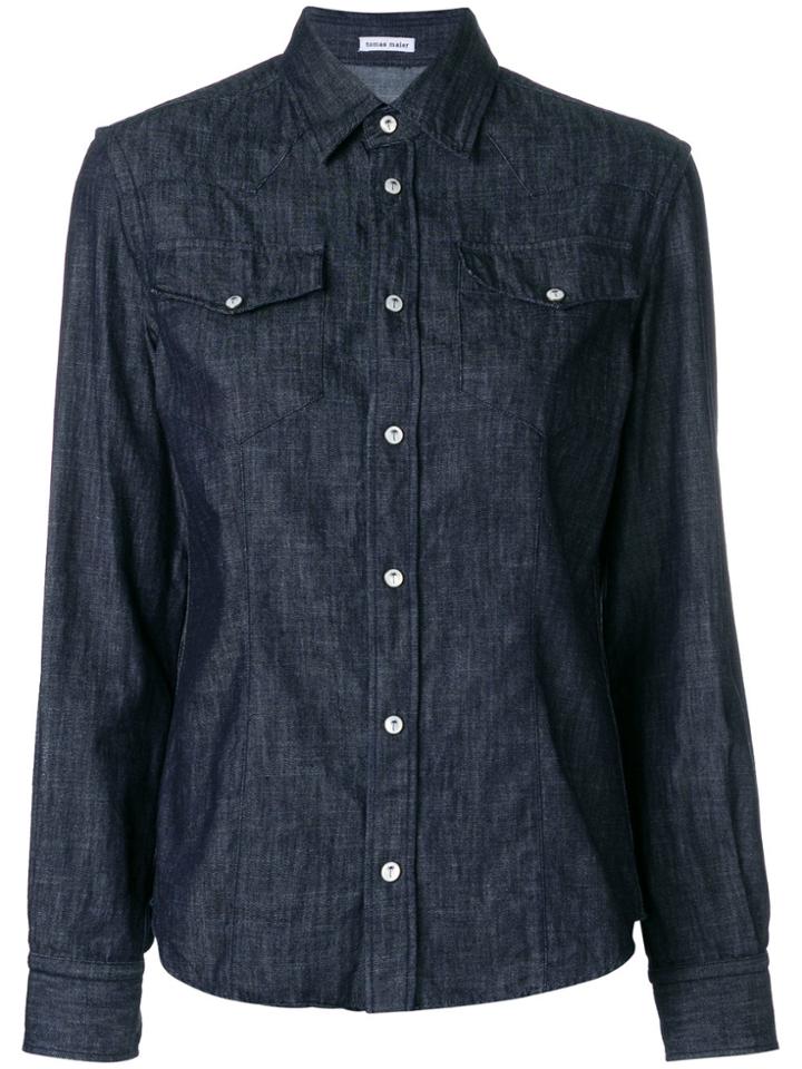 Tomas Maier Light Denim Shirt - Blue