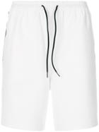 Y-3 Side Stripe Track Shorts - White