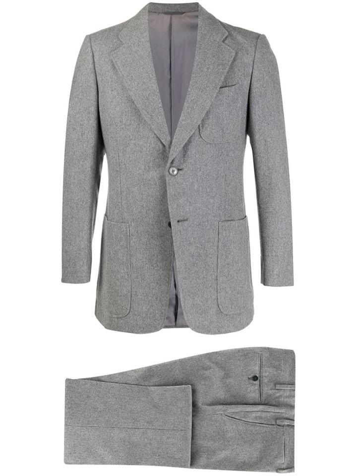 A.n.g.e.l.o. Vintage Cult 1960s Marzotto's Two-piece Slim-fit Suit -