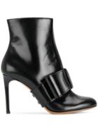 Valentino Valentino Garavani Half Bow Ankle Boots - Black