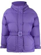 Ienki Ienki Michlin Belted Puffer Jacket - Purple