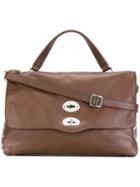 Zanellato Top Handle Shoulder Bag, Women's, Brown