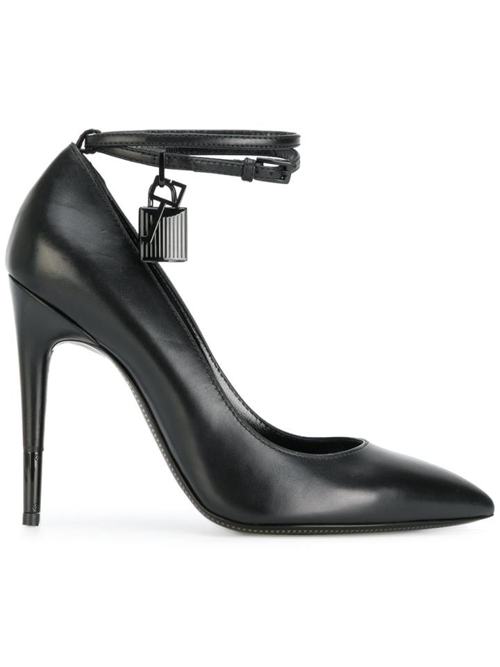 Tom Ford Padlock Detail Pumps - Black