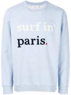 Cuisse De Grenouille Surf In Paris Sweatshirt - Blue