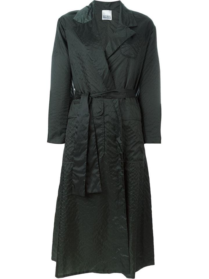 Arthur Arbesser Belted Overcoat